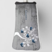 Blue Tree of Hearts Personalisierter Golf Head Cov Golf Headcover (Rotieren 90)