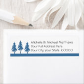 Blue Trees informelle handgeschriebene Look Weddin (Insitu)