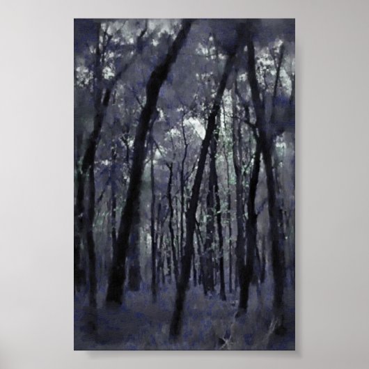 Blue Trees Poster (Vorne)