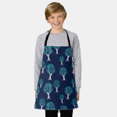 Blue Trees Schürze (Getragen)
