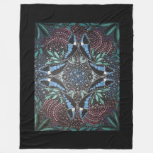 Blue Triangle Butterfly Australian Indigene Kunst