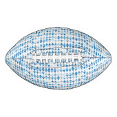 Blue Triangle Pattern Football - Modern Geometric (Vorderseite)
