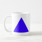 Blue Triangle Trans The MUSEUM Zazzle Geschenke Kaffeetasse (Links)