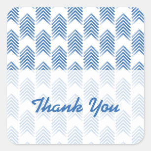 Blue Tribal Arrows Danke Stickers