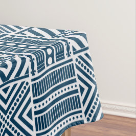Blue Tribal Art Tischdecke