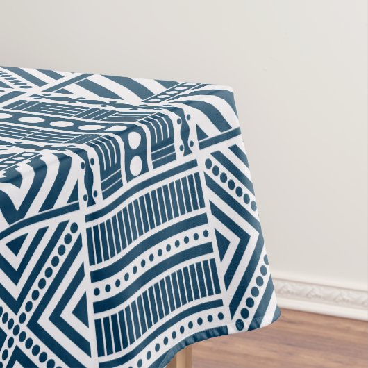 Blue Tribal Art Tischdecke (Beispiel)