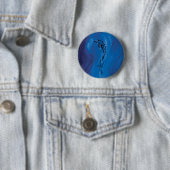 Blue Tribal Dolphin Button (Beispiel)