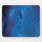Blue Tribal Dolphin Mousepad (Vorne)