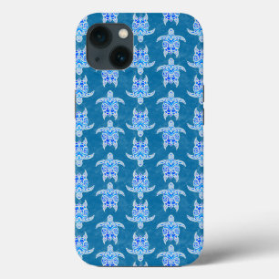Blue Tribal Honu Sea Turtles Case-Mate iPhone Hülle