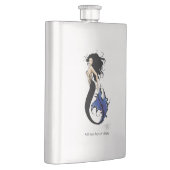Blue Tribal Mermaid Flachmann (Rechts)