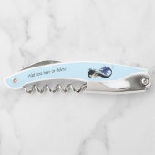 Blue Tribal Mermaid Kellnermesser (Rückseite)