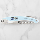 Blue Tribal Mermaid Kellnermesser (Vorderseite)