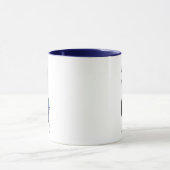 Blue Tribal Mermaid Tasse (Zentrum)