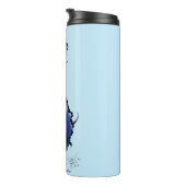 Blue Tribal Mermaid Thermosbecher (Nach rechts gedreht)