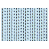 Blue Tribal Mermaid Tischdecke (Vorderseite (Horizontal))