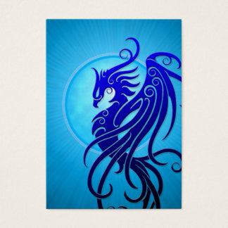 Blue Tribal Phoenix