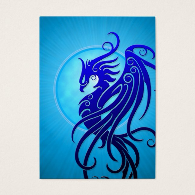 Blue Tribal Phoenix (Vorderseite)