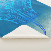 Blue Tribal Stingray Sherpadecke (3/4)