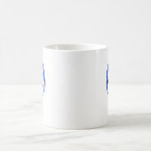 Blue Tribal Tattoo Dragon Kaffeetasse (Mittel)