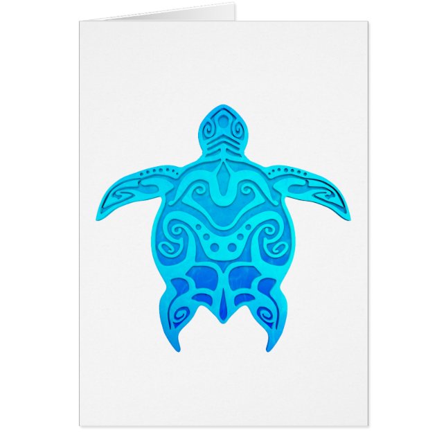 Blue Tribal Turtle (Vorne)