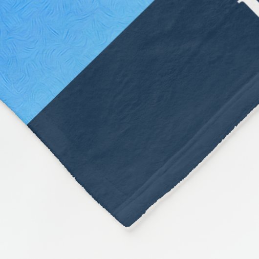 Blue Trimmed Hilton Head Harbour Town Lighthouse Fleecedecke (Ecke)