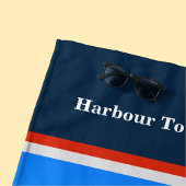 Blue Trimmed Hilton Head Harbour Town Lighthouse Strandtuch