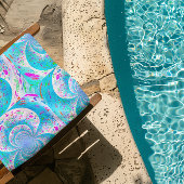 Blue Trippy Niedlich Strandtuch