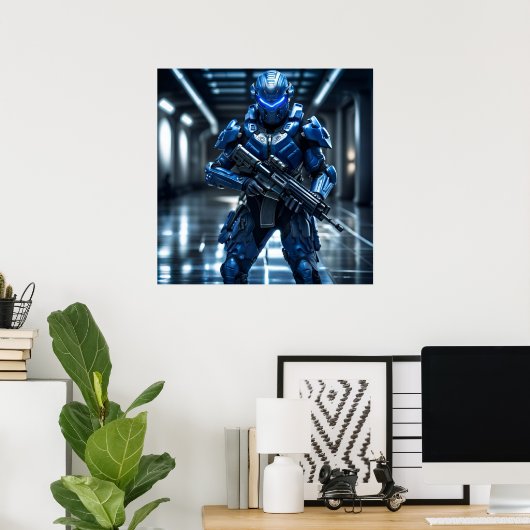 Blue Trooper Poster (Heimbüro)