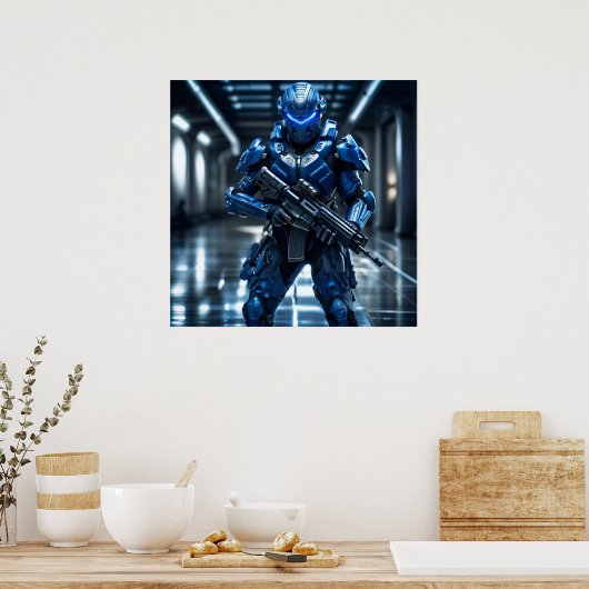 Blue Trooper Poster (Küche)
