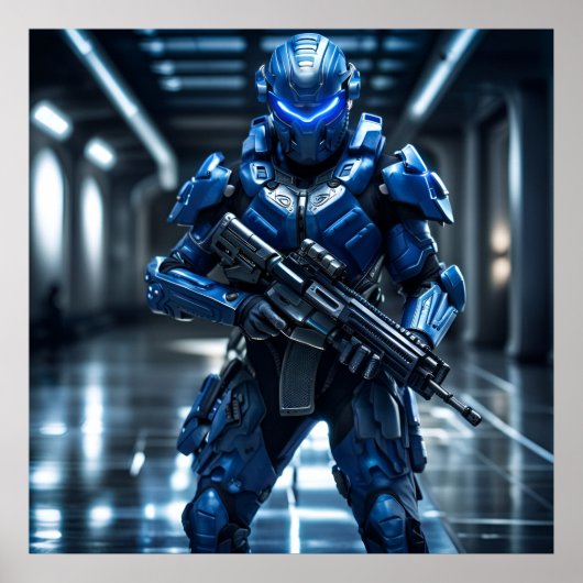 Blue Trooper Poster (Vorne)