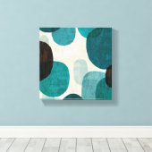 Blue Tropfen Leinwanddruck (Insitu (Holzboden))