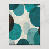 Blue Tropfen Postkarte (Vorderseite)