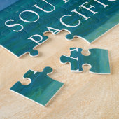 Blue Tropical Bay Seascape Puzzle (Seite)