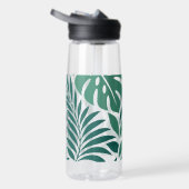 Blue Tropical Leaf Wrap Pattern Trinkflasche (Rechts)