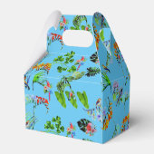 Blue Tropical Paradise Fevor Box Geschenkschachtel (Rückseite)