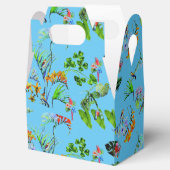 Blue Tropical Paradise Fevor Box Geschenkschachtel (Geöffnet)