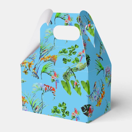 Blue Tropical Paradise Fevor Box Geschenkschachtel (Vorderseite)