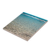Blue Tropical Sea Beach Fliese (Seite)