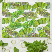 Blue Tropical Wall Art Geschirrtuch (Gefaltet)