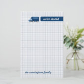 Blue Truck Briefpapier (Stehend Vorderseite)