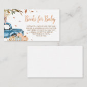 Blue Truck Pumpkin Baby Duschbücher für Baby Begleitkarte (Vorne/Hinten)