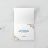 Blue Truck Pumpkin Baby Dusche Dankeskarte (Innenseite)