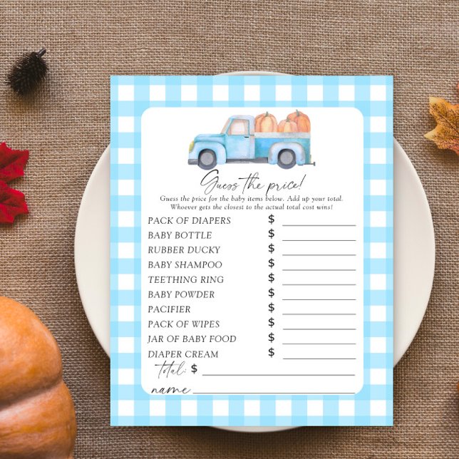 Blue Truck Pumpkins - Raten Sie mal das Preisspiel (Von Creator hochgeladen)