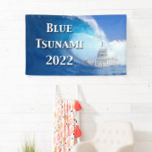 Blue Tsunami Election 2022 Banner (Insitu)