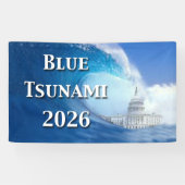 Blue Tsunami Election 2026 Banner (Horizontal)