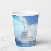 Blue Tsunami Election 2026 Pappbecher (Rückseite)