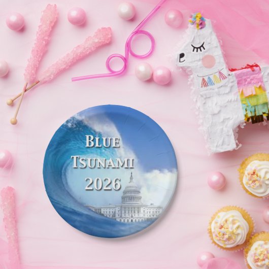 Blue Tsunami Election 2026 Pappteller (Party)