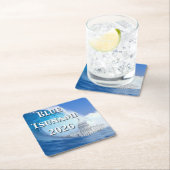 Blue Tsunami Election 2026 Rechteckiger Pappuntersetzer (Vor Ort)