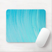 Blue Tube Wave Cooles Aquamarines Wasser Mousepad (Mit Mouse)