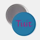 Blue Tuit Magnet (Vorderseite/Rückseite)